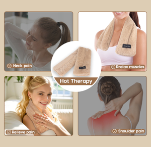 Pakcare özelleştirilmiş taşınabilir microwawanemli ısı paketi yumuşak peluş eşarp sıcak ped isıtıcı ile 100% doğa Fiber tahıl - Product Image 5