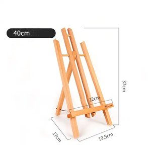Bview Art Giá vẽ bằng gỗ nguyên khối cao 30cm Giá vẽ để Bàn Trưng Bày giá vẽ khung - Product Image 6