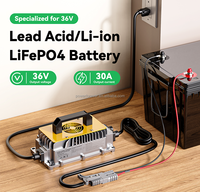 Chargeur de batterie au lithium/Lifepo4 24v 36v 48v 60v 72v avec certificats CE pour voiturettes de golf électriques, balayeuses électriques