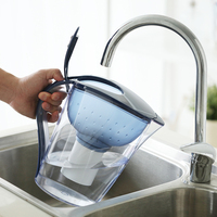 Diskon Besar Kendi Air Teko Alkali Filter Kendi Air dengan Pegangan Samping Menghilangkan Klorin Logam Berat