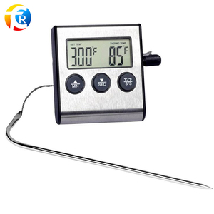 Thermomètre numérique de cuisine en acier inoxydable avec sonde professionnelle pour la cuisson domestique et la grillade de la viande - Product Image 3