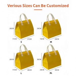 Junlian Custom Logo Insulated Coffee Fabric Thermal Food <b>Cooler</b> Portable Waterproof Non-Woven Grocery <b>Backpack</b> Bag - Product Image 4