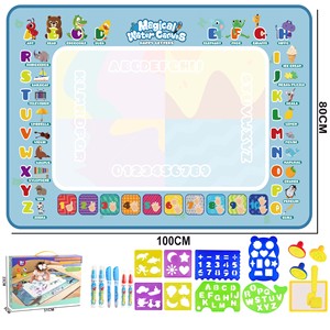 Tapis à <span class=keywords><strong>dessin</strong></span> à l'eau avec stylos magiques, moule <span class=keywords><strong>de</strong></span> forme, jouets éducatifs précoces pour enfants en bas âge - Product Image 2