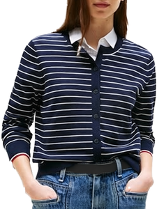 Cardigan en tricot pour femme, boutonné, manches courtes, en laine acrylique, impression numérique, logo personnalisé, écologique, motif floral vintage, décontracté - Product Image 3