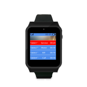Best Verkopende Draadloze Ober Belsysteem Oplaadbare Ip67 Waterdichte Horloge Pager Knop Coaster Pager Zoemer Voor Restaurant - Product Image 3