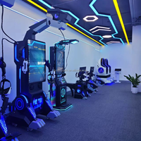 Funplaypark FUNPLAYVR-006 Guangdong VR 9D & 129DHS Motus Fun Kart de course 2 joueurs 3D VR avec siège à mouvement et casque portable