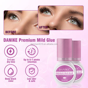 DANIKE NO.5高级温和胶水3-4s干燥适合初学者长期持续6-7周温和粘合敏感眼睛睫毛延伸 - Product Image 4