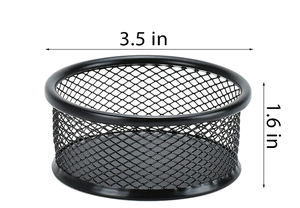 Porte-stylos de bureau, organisateur de crayons, porte-stylos en maille métallique, porte-clips, porte-blocs-notes, organisateur de papeterie, logo personnalisé - Product Image 5