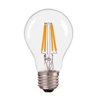 Ampoule LED à filament Edison A60 2700K Blanc Chaud AC/DC Certifiée CE pour Lustre Suspendu Culot E27/E14 Vente en Gros Entrepôt