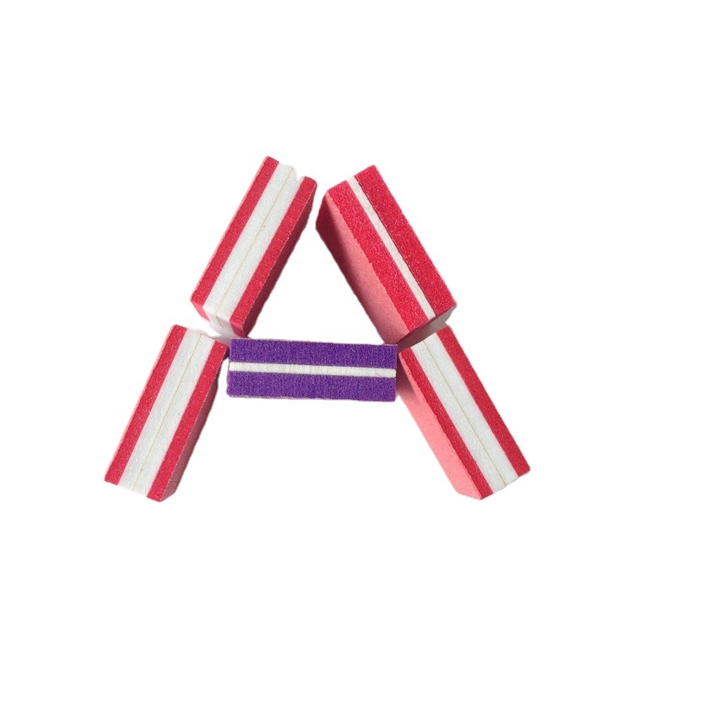 Мини-буфер для ногтей EVA, двухсторонний буферный блок