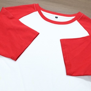 บริการ OEM เสื้อยืดคอกลมแบบยูนิเซ็กซ์ สีตัดต่อ 250gsm ผ้าคอตตอนหวีอย่างดี เสื้อยืดแขนสั้นคุณภาพสูงสำหรับผู้ชาย - Product Image 3