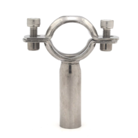 Collier de serrage sanitaire en acier inoxydable SS304 de haute qualité, 1/2"-4", fixation fixe, personnalisable ODM/OEM, résistant à la corrosion, circulaire