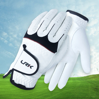 Gants de golf en PU doux et respirants avec logo de couleur personnalisée Accessoires de golf unisexes main gauche/droite