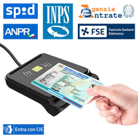 Lectores de Tarjetas de Control de Acceso RFID NFC Sin Contacto ZOWEETEK y Lector de Tarjetas con Chip IC Inteligente de Contacto, Lector y Grabador de Tarjetas Bancarias/de Crédito