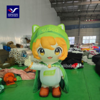 Poupée gonflable de mascotte de modèle de poupée gonflable de décoration d'événement de partie