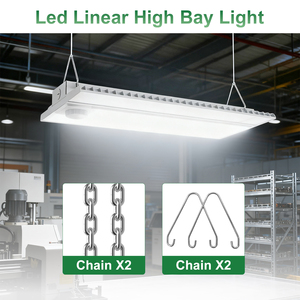 La lampe industrielle commerciale de Highbay d'ETL DLC 150W 240W 300W a mené la lumière élevée linéaire de baie pour l'entrepôt d'<span class=keywords><strong>atelier</strong></span> - Product Image 5