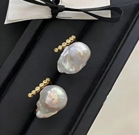 Серебряное кольцо с изогнутым барочным жемчугом, уникальный нишевый дизайн, 11-13 мм, единственный в своем роде натуральный барочный жемчуг, женское украшение