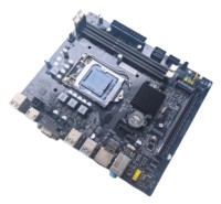 Motherboard Komputer Intel H311-D3 M ATX Baru untuk Generasi ke-6/7/8/9, 32G LGA1151, Slot RAM DDR3 Ganda, Memori, Port SATA VGA untuk Desktop