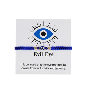 Pulsera de Hilo Rojo con Ojo Turco, Protege al Portador de Espíritus Malignos y la Envidia, Pulsera de Resina de Cristal Colorida con Ojo del Diablo - Product Image 2
