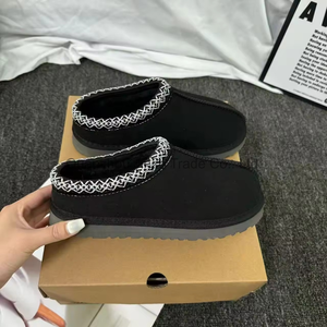 Snow Boots <b>Women</b> Men Winter Half for Closed Toe Outdoor Thick Foam Rubber Outsole Flat Waterproof <b>Slip</b>-on Fur Durable Warmth - Product Image 4