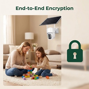 Caméra de sécurité solaire Tuya 4G Wifi, système de caméra extérieure Wifi avec panneau solaire - Product Image 6