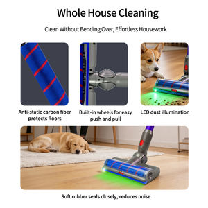 Tête de brosse double en velours doux de remplacement pour aspirateur électrique <span class=keywords><strong>Dyson</strong></span> V7 V8 V11, accessoires pour têtes de brosse - Product Image 3