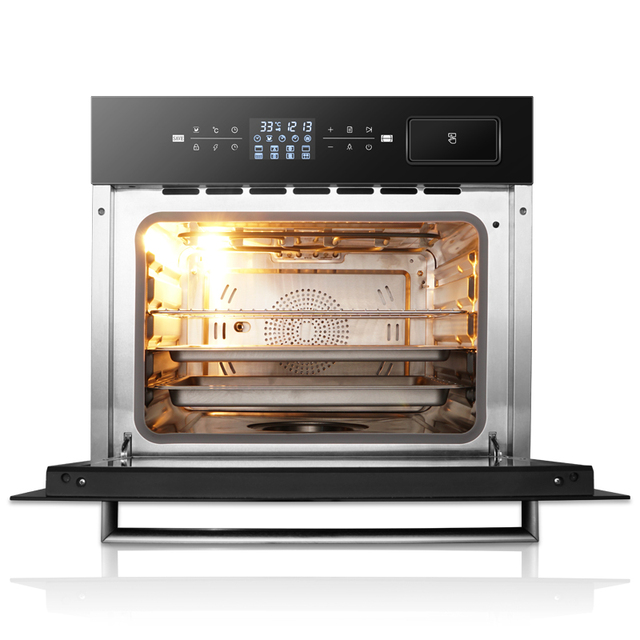 Hot Sale 60L Built-in Electric Pizza Oven Single Oven with Steam and Baking Function for Household Hotels