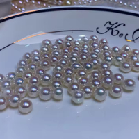 Vente chaude Blanc Translucide rose 9-10mm Perles D'eau Douce Naturelles Perles