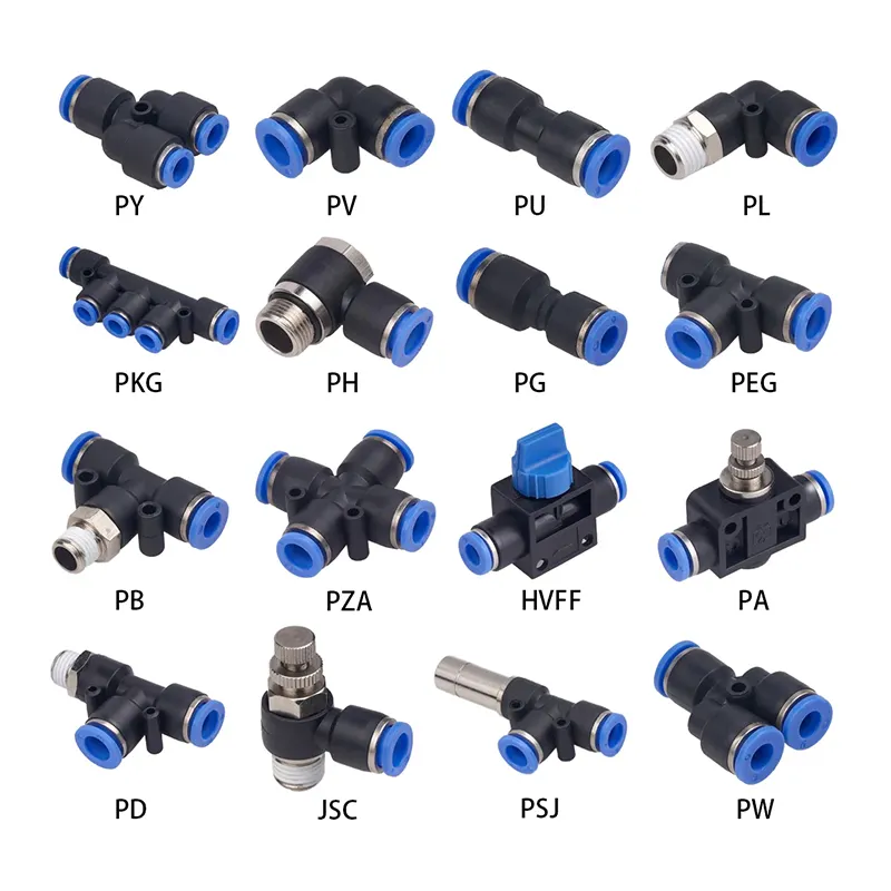 All'ingrosso raccordi pneumatici per Pc maschio dritto Npt filettatura connessione rapida connettore tubo aria