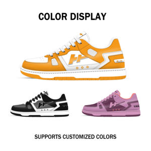 Produttore Cinese di Scarpe da Skateboard Originali Personalizzate di Alta Qualità, Crea le Tue Scarpe di Design Personalizzate, Sneakers Casual per Uomo e Donna - Product Image 2