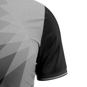 Op maat gemaakte poloshirt met gradiëntprint, ademend en sneldrogend, geschikt voor sportkleding zoals tennis en golf. - Product Image 4