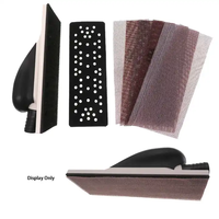 Maille abrasive anti-poussière Disques de ponçage de 6 pouces Disque abrasif en toile anti-blocage Papier de verre pour meulage à sec
