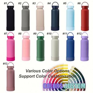 ขวดน้ำเก็บความร้อนสแตนเลส 304 แบบพกพา สกรีนโลโก้ได้  สำหรับโปรโมชั่น ของขวัญ  กระติกน้ำสุญญากาศสองชั้น - Product Image 2