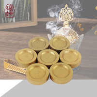 Charbon de bois rond Shisha Meilleur prix Charbon de noix de coco Charbon de bois de narguilé Briquette de charbon doré Conceptions personnalisées Charbon