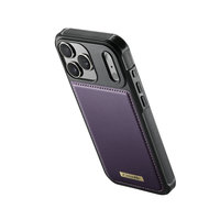 Étui en cuir PU CaseMe pour iPhone 17 Pro Max, coque arrière