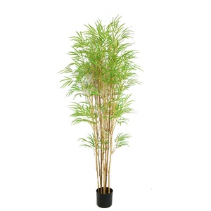 <span class=keywords><strong>Bambou</strong></span> artificiel géant de 240cm de haut avec <span class=keywords><strong>pot</strong></span> - Product Image 4