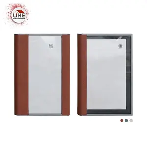 Leather Door Aluminum Glass Synthetic Leathers Wardrobe Doors Designs Custom Made Modern Color Eco-Friendly Luxury Closets