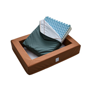 Cuccia Ortopedica di Lusso per Animali Domestici con Logo Personalizzato, Nuovo Design Quadrato, Impermeabile, in Lino, Moderna, con Memory Foam per Cani e Gatti - Product Image 4