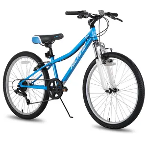 Bicycle supplier youth boys girls bike 7-speed gear 24 inch mountain bike for kids