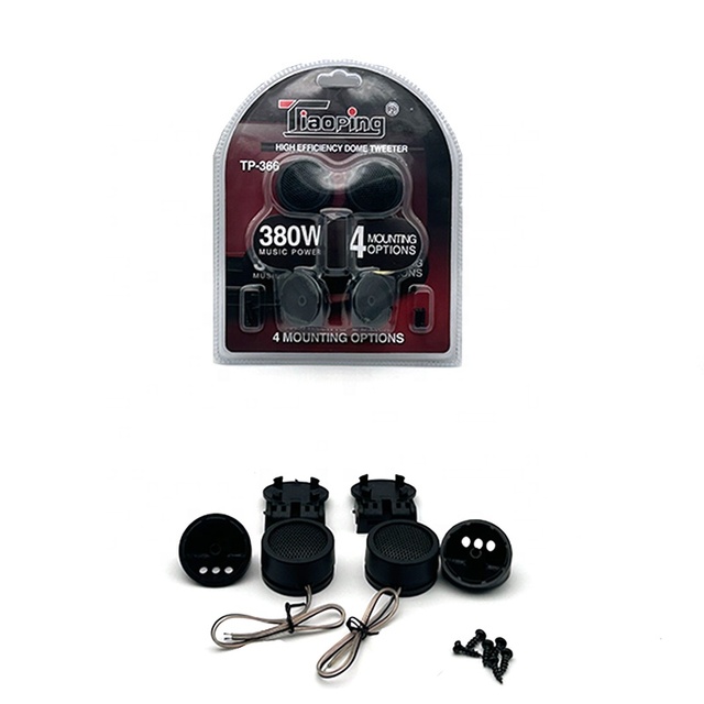 China Wholesale 380w Music Power 12v Small Speaker TP-366 25mm Sound Dome Tweeters Speaker for Car