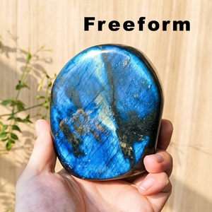 Vente en gros de pierre <span class=keywords><strong>Labradorite</strong></span> bleue polie de forme libre pour décoration cadeaux sculpté gravure souvenir d'amour - Product Image 5