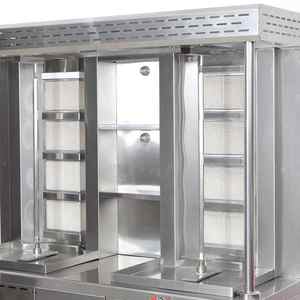 <span class=keywords><strong>Macchina</strong></span> commerciale di Shawarma del forno indipendente del <span class=keywords><strong>Kebab</strong></span> del Gas elettrico con il gabinetto - Product Image 2