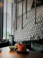 Brique de verre transparente texturée effet glace, décoration suspendue, ornements en verre, cloison décorative pour la maison