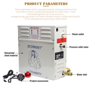 Trouver des générateurs de vapeur haute performance 3kw 4.5kw 6kw 8kw Générateur de vapeur pour sauna pour la maison <span class=keywords><strong>Spa</strong></span> Sauna Accessoires - Product Image 5