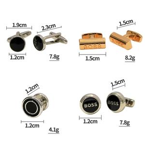 <span class=keywords><strong>Gemelli</strong></span> Classici di Alta Qualità Stile Boss Vintage Francese per Camicie <span class=keywords><strong>da</strong></span> <span class=keywords><strong>Uomo</strong></span> di Lusso - Product Image 2