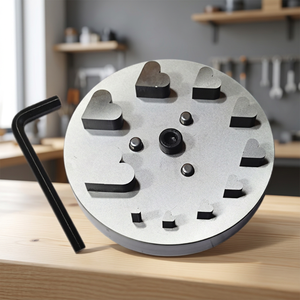 Ensemble de 10 découpeurs en forme de cœur, outils de précision pour la fabrication de bijoux, poinçons en acier pour l'or, l'argent, le cuivre et le laiton |   GS589N - Product Image 2