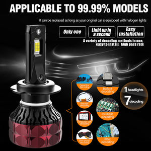 AKE <span class=keywords><strong>T8</strong></span> 11000LM Led Car Light H7 Auto Led Light H4 H11 9005 9006 Luz 12V Led Car Headlight Bulb Led Headlight Bulb para coche 110W - Product Image 6