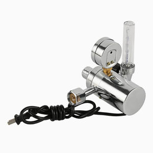 Manómetro Reductor de Presión de Dióxido de Carbono de Latón y Aluminio de 36 V, 110 V, 220 V, Interfaz W21.8-14, Calentador de Gas Mixto de CO2 - Product Image 2