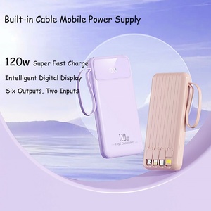 Banco de Energía Solar de 120W con Carga Rápida TIPO-C, 20000mah, con Interfaz de Entrada USB, Batería de Polímero de Litio - Product Image 3
