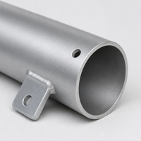 Support de montage en acier inoxydable pour tuyau, support arqué découpé au laser, pièces pliées sur mesure OEM ODM en tôle